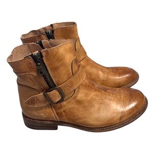 Bed Stu  Becca Tan Leather Boot  Cobbler Series Size 9. NWT